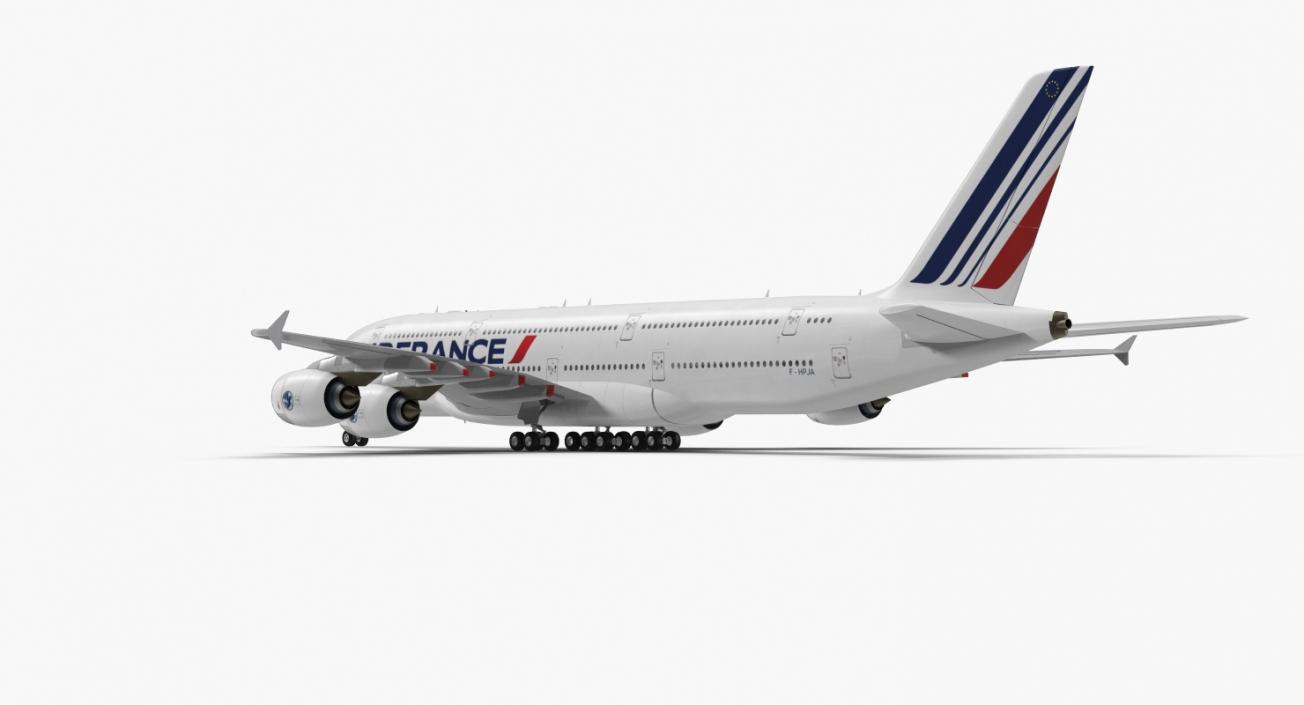 Airbus A380-1000 Air France 3D